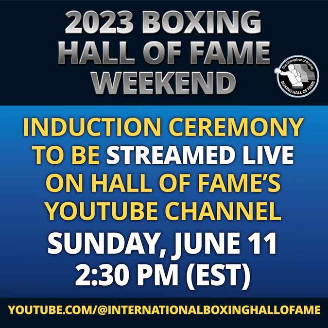 Boxing HOF Induction Weekend 2023