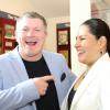 Ricky Hatton & Ana Maria Torres enjoy meeting in Canastota