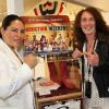 Ana Maria Torres & Jane Couch enjoy the HOF exhibits