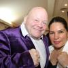 Butterbean and Ana Maria Torres in a fighting pose