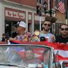 WBO minimumweight champion Oscar Collazo enjoys the Parade of Champions